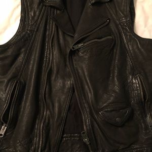 Leather biker jacket by ZARA